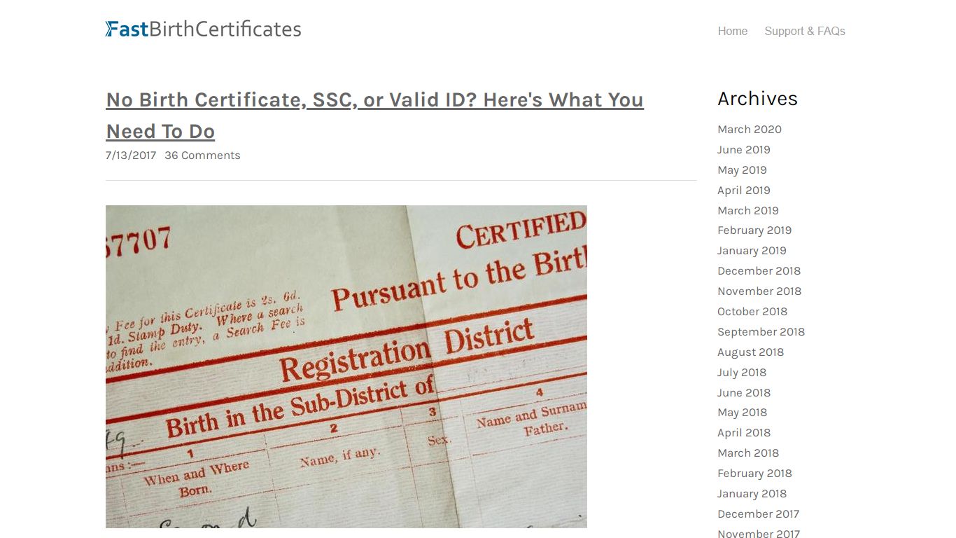 No Birth Certificate, SSC, or Valid ID? Here's What You Need To Do ...